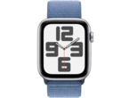 Смарт часовници Apple Watch SE2 v2 Cellular 44mm Silver Alu Case w Winter Blue Sport Loop