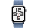 Смарт часовници Apple Watch SE2 v2 GPS 40mm Silver Alu Case w Winter Blue Sport Loop