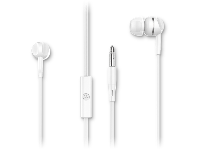 Слушалки Motorola Earbuds 105, White