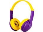 Слушалки Maxell KIDS HP-BT350, в лилаво-жълто