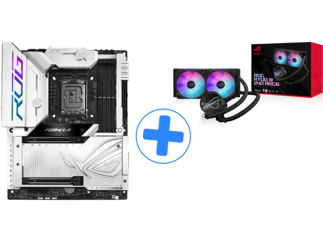 Дънни платки ASUS ROG MAXIMUS Z790 FORMULA + ASUS ROG RYUO III 240 ARGB