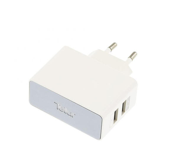 Зарядни устройства Tellur Dual USB стенно зарядно