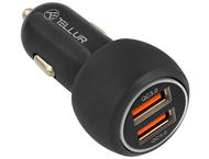 Зарядни устройства Tellur Dual USB Car Charger