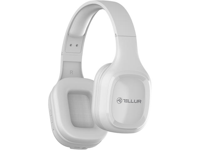 Слушалки Tellur Pulse Bluetooth Over-Ear, White