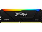 Оперативна памет 8GB DDR4 3600MT/s Kingston FURY BEAST RGB Black