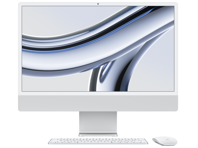All in One Apple iMac 24" M3 Silver