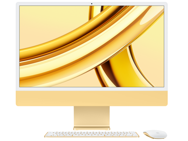 All in One Apple iMac 24" M3 Yellow