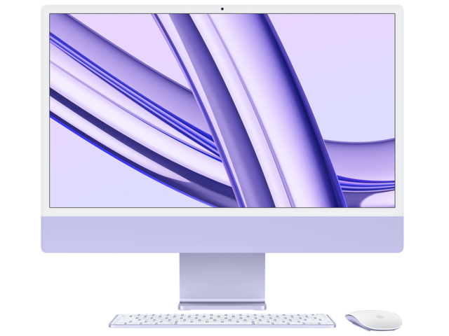 All in One Apple iMac 24" M3 Purple