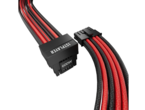 Кабели за компоненти 1stPlayer Custom Sleeved Modding Cable Black/Red - PCIe 5.0 12VHPWR M/M
