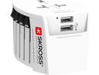Зарядни устройства SKROSS PRO MUV 2 x USB-A, 1.302960, World, бял