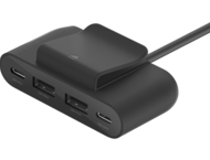 USB Хъб Belkin BoostCharge 4-Port USB Power Extender Black