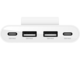 USB Хъб Belkin BoostCharge 4-Port USB Power Extender White