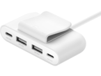 USB Хъб Belkin BoostCharge 4-Port USB Power Extender White