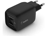 Зарядни устройства Belkin 65W PD PPS Dual USB-C GaN Charger Universal - Black