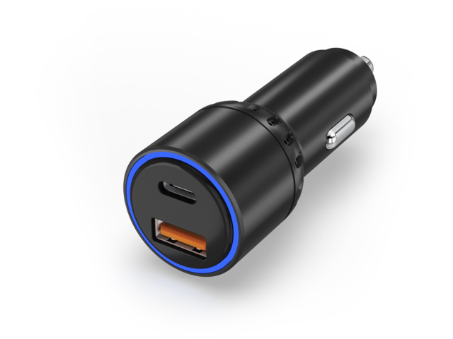 Зарядни устройства Next One Dual 63W Car Charger - Black