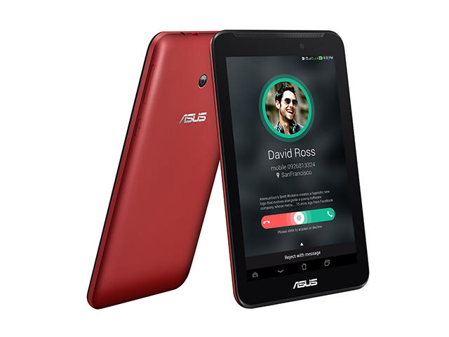 Таблети ASUS Fonepad 7 (FE170CG) 8GB, червен цвят, две SIM карти