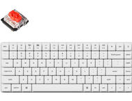 Клавиатури Keychron K3 Pro White QMK/VIA Gateron Low Profile Red Switch, RGB Backlight