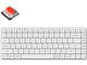 Клавиатури Keychron K3 Pro White QMK/VIA Gateron Low Profile Red Switch, RGB Backlight