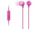 Слушалки Sony MDR-EX15AP розови