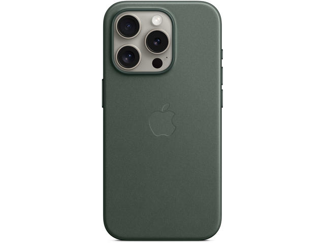 Калъфи Apple iPhone 15 Pro FineWoven Case with MagSafe - Evergreen