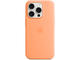 Калъфи Apple iPhone 15 Pro Silicone Case with MagSafe - Orange Sorbet