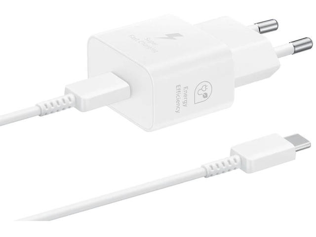 Зарядни устройства Samsung USB-C 25W Travel Wall Charger, White
