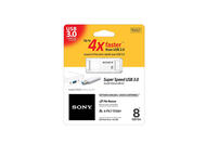 USB памети 8GB Sony Micro Vault Click, бяла