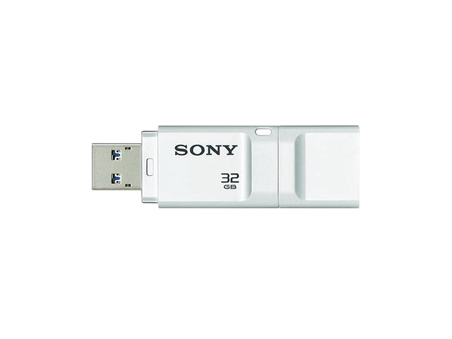 USB памети 32GB Sony Micro Vault Click, в бяло