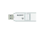 USB памети 64GB Sony Micro Vault Click, бяла
