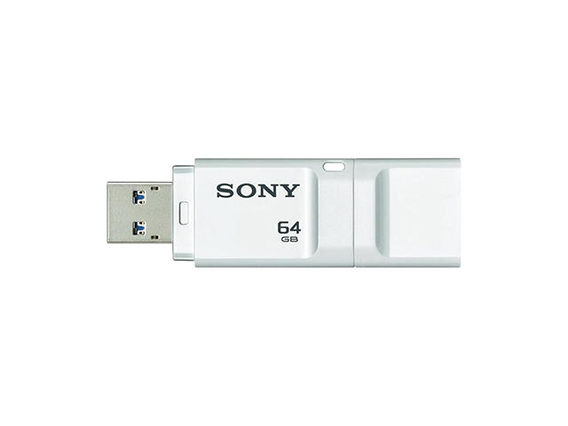 USB памети 64GB Sony Micro Vault Click, бяла