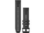 Каишки QuickFit® 22 Черна силиконова каишка (Fenix 7)