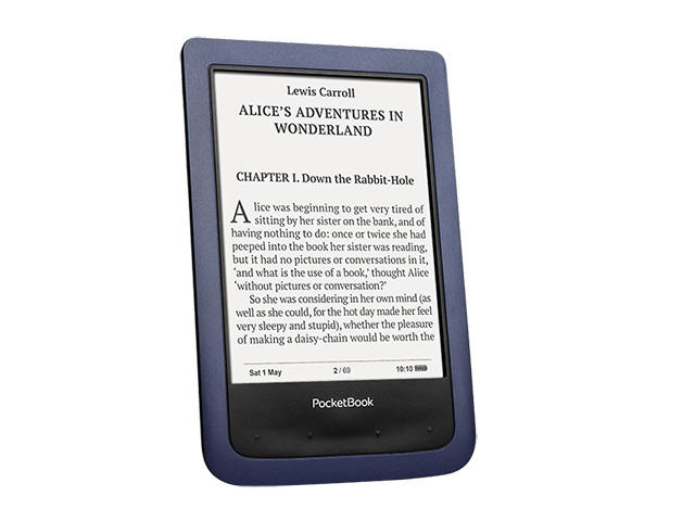 E-reader Pocketbook Aqua PB640, в синьо