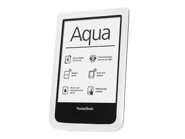 E-reader Pocketbook Aqua PB640, в бяло
