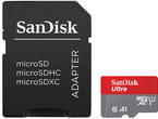 Карти памет SanDisk Ultra microSDXC 128GB + SD Adapter 100MB/s Class 10 UHS-I