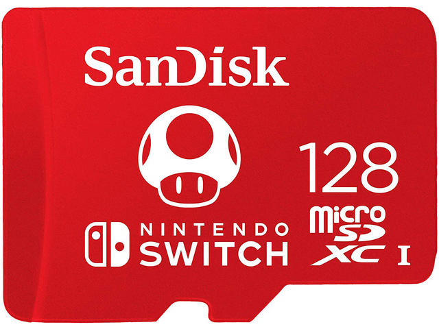 Карти памет 128GB SanDisk microSDXC card за Nintendo Switch