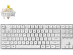 Клавиатури Keychron K8 Pro White QMK/VIA TKL K Pro(Hot Swappable) Banana Switch RGB Backlight Plastic Frame