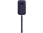 Калъфи Apple iPhone 12 Pro Max Leather Sleeve with MagSafe - Deep Violet (Seasonal Spring2021)