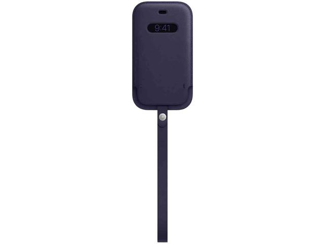 Калъфи Apple iPhone 12 Pro Max Leather Sleeve with MagSafe - Deep Violet (Seasonal Spring2021)