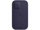 Калъфи Apple iPhone 12 Pro Max Leather Sleeve with MagSafe - Deep Violet (Seasonal Spring2021)