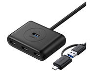USB Хъб Ugreen USB 3.0 Хъб с OTG (USB-C)