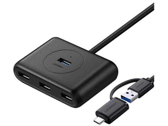 USB Хъб Ugreen USB 3.0 Хъб с OTG (USB-C)