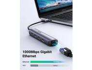 USB Хъб Ugreen 5-в-1 USB-C хъб