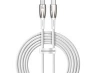 Кабели и Адаптери Baseus Glimmer fast charging USB-C 100W 2м - бял