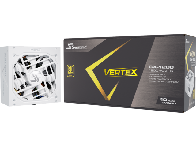 Захранвания за компютри Seasonic VERTEX GX1200 White ATX 3.0 PCIE5