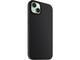 Калъфи Next One Silicone Case for iPhone 15 Plus MagSafe compatible - Black