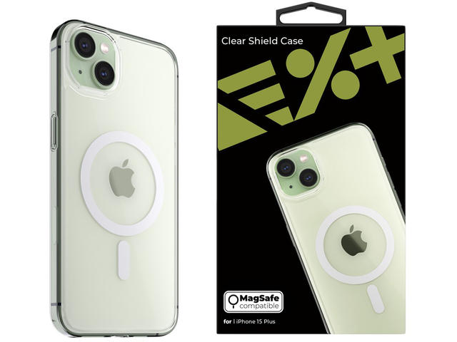 Калъфи Next One Shield Case for iPhone 15 Plus MagSafe compatible - Clear