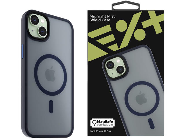 Калъфи Next One Mist Shield Case for iPhone 15 Plus MagSafe Compatible - Midnight
