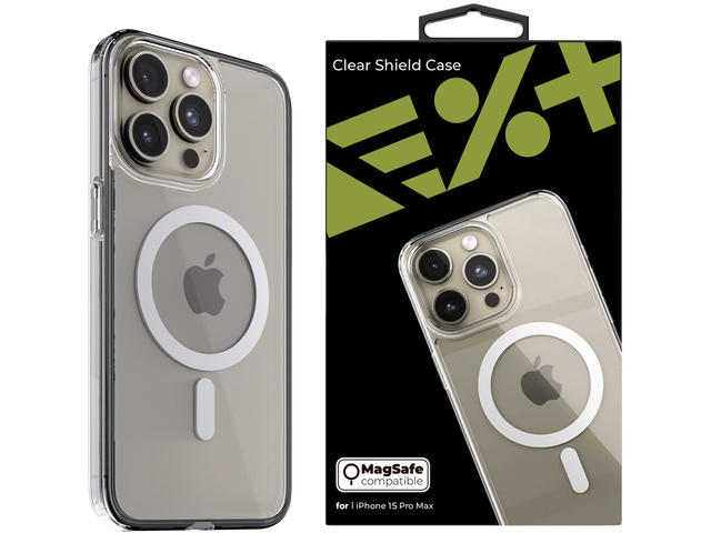 Калъфи Next One Shield Case for iPhone 15 Pro Max MagSafe compatible - Clear