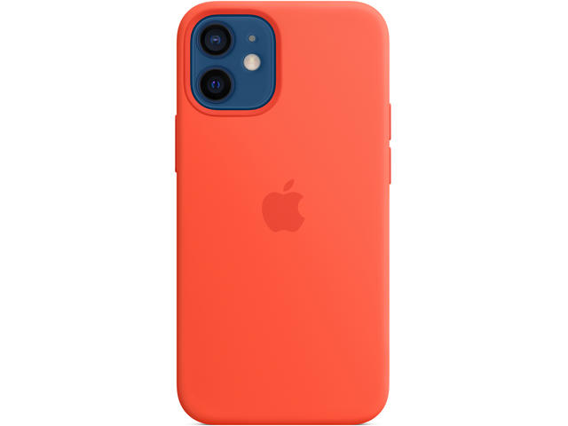 Калъфи Apple iPhone 12 mini Silicone Case with MagSafe - Electric Orange