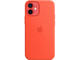 Калъфи Apple iPhone 12 mini Silicone Case with MagSafe - Electric Orange